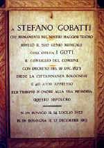 La tomba di Stefano Gobatti